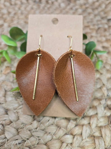 Amelia Leather Earrings