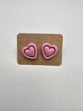 Heart clay posts