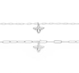 Mommy & Me bee charm necklaces
