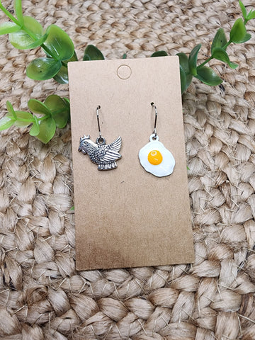 Chicken + Egg earrings